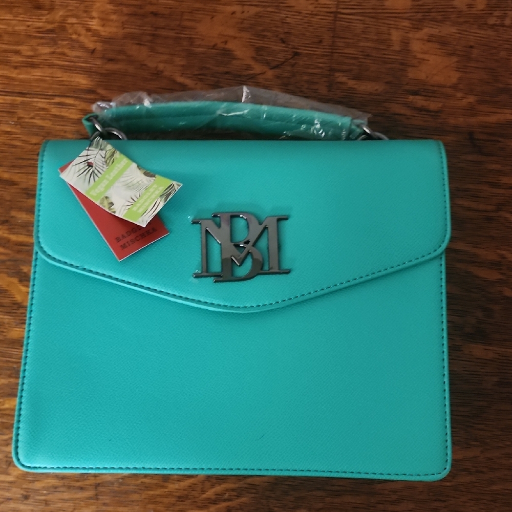 Elegant Turquoise Handbag